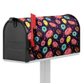 Sprinkles Donut Pattern Print Mailbox Cover