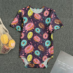 Sprinkles Donut Pattern Print Men's Bodysuit