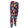 Sprinkles Donut Pattern Print Men's Compression Pants