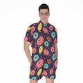 Sprinkles Donut Pattern Print Men's Romper