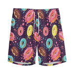 Sprinkles Donut Pattern Print Men's Sports Shorts