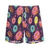 Sprinkles Donut Pattern Print Men's Sports Shorts