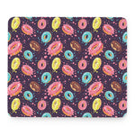 Sprinkles Donut Pattern Print Mouse Pad