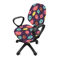 Sprinkles Donut Pattern Print Office Chair Cover