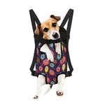 Sprinkles Donut Pattern Print Pet Carrier Backpack