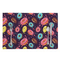 Sprinkles Donut Pattern Print Placemat