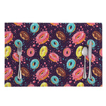 Sprinkles Donut Pattern Print Placemat