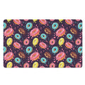 Sprinkles Donut Pattern Print Polyester Doormat