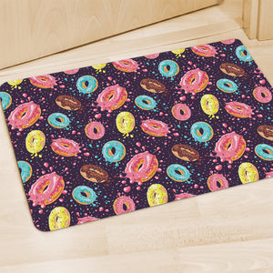 Sprinkles Donut Pattern Print Polyester Doormat