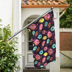 Sprinkles Donut Pattern Print Polyester Flag