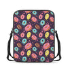 Sprinkles Donut Pattern Print Rectangular Crossbody Bag