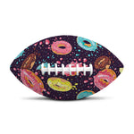 Sprinkles Donut Pattern Print Rugby Ball