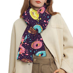 Sprinkles Donut Pattern Print Scarf