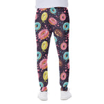 Sprinkles Donut Pattern Print Scuba Joggers