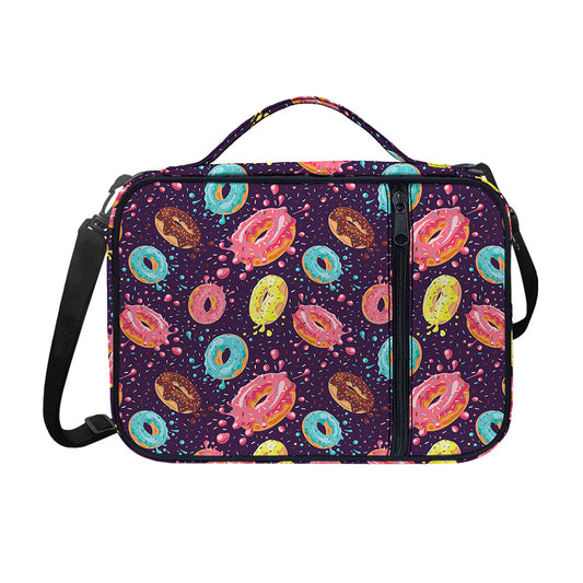 Sprinkles Donut Pattern Print Shoulder Strap Bible Bag