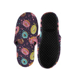 Sprinkles Donut Pattern Print Slippers
