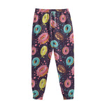 Sprinkles Donut Pattern Print Sweatpants