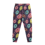 Sprinkles Donut Pattern Print Sweatpants