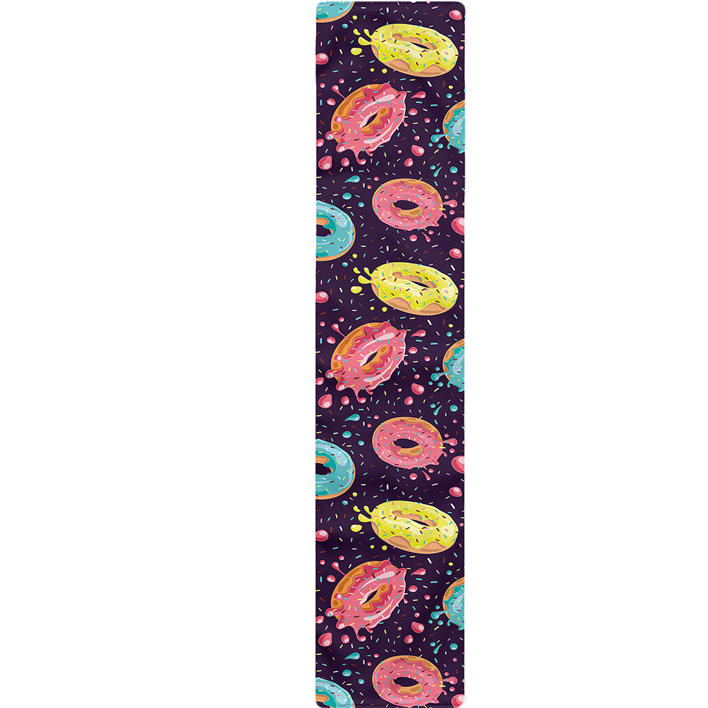 Sprinkles Donut Pattern Print Table Runner