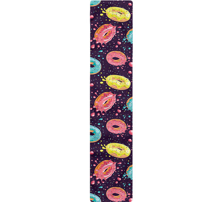 Sprinkles Donut Pattern Print Table Runner