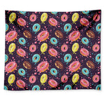 Sprinkles Donut Pattern Print Tapestry
