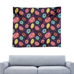 Sprinkles Donut Pattern Print Tapestry