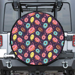 Sprinkles Donut Pattern Print Tire Cover
