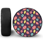 Sprinkles Donut Pattern Print Tire Cover