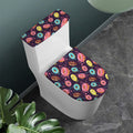 Sprinkles Donut Pattern Print Toilet Lid And Tank Cover Set