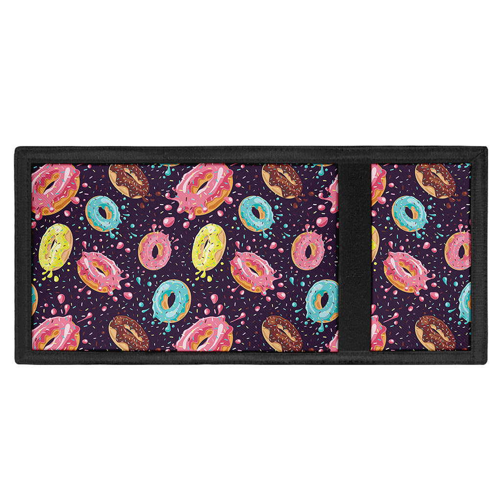 Sprinkles Donut Pattern Print Trifold Wallet