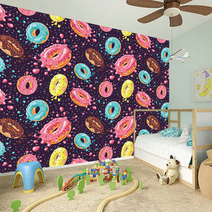 Sprinkles Donut Pattern Print Wall Sticker