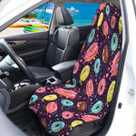 Sprinkles Donut Pattern Print Waterproof Car Seat Cover