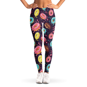 Sprinkles Donut Pattern Print Women's Leggings