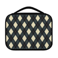 Spruce Blue And Beige Argyle Print Classic Bible Case