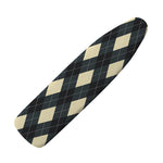 Spruce Blue And Beige Argyle Print Ironing Board Cover