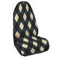 Spruce Blue And Beige Argyle Print Waterproof Car Seat Cover