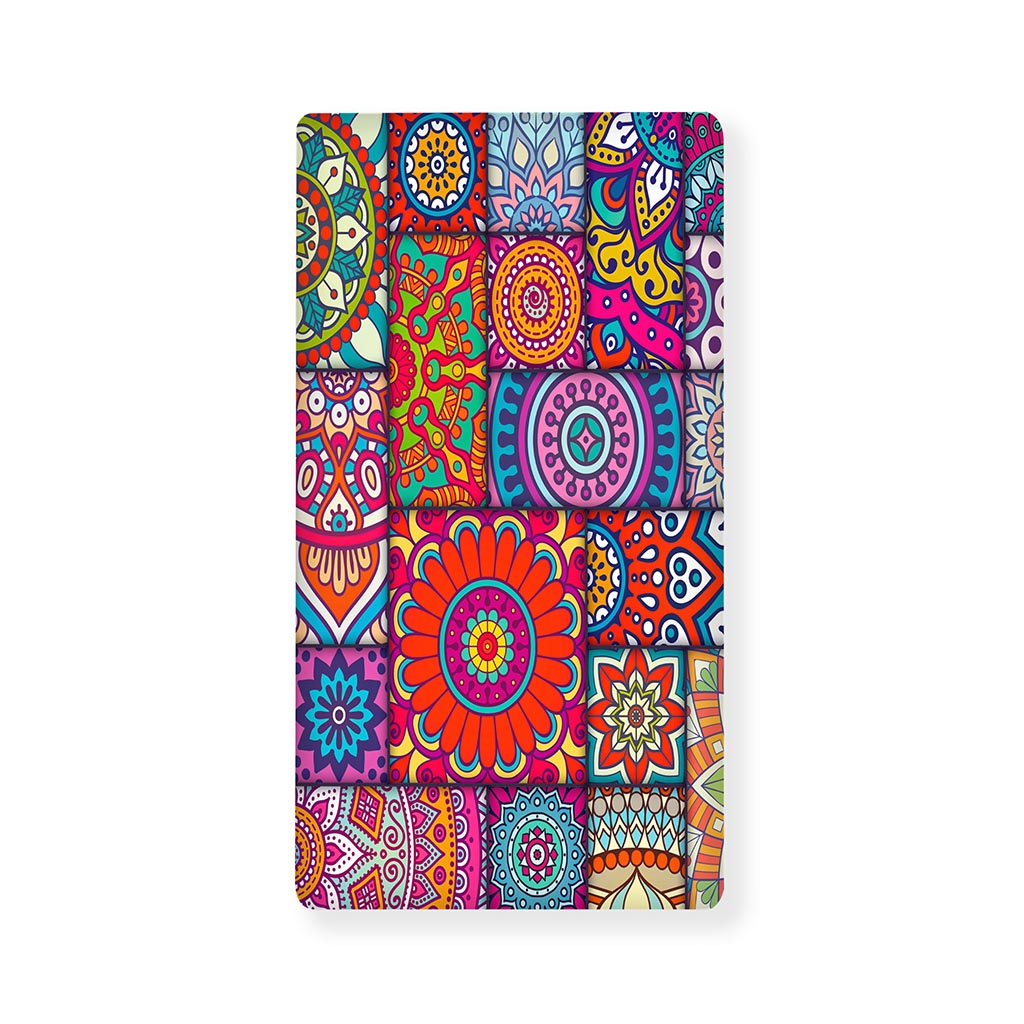 Square Bohemian Mandala Patchwork Print Baby Crib Sheet