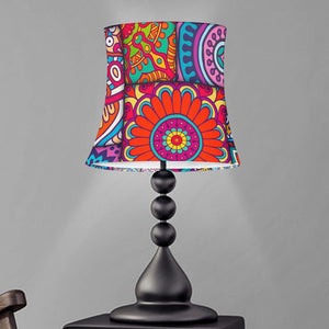 Square Bohemian Mandala Patchwork Print Bell Lamp Shade