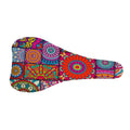 Square Bohemian Mandala Patchwork Print Bicycle Seat Cover