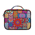 Square Bohemian Mandala Patchwork Print Briefcase Bible Bag