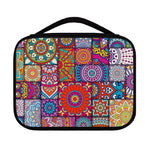 Square Bohemian Mandala Patchwork Print Classic Bible Case