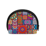 Square Bohemian Mandala Patchwork Print Coin Purse