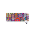 Square Bohemian Mandala Patchwork Print Extended Mouse Pad