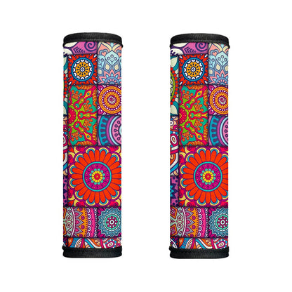 Square Bohemian Mandala Patchwork Print Handle Covers