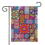 Square Bohemian Mandala Patchwork Print House Flag