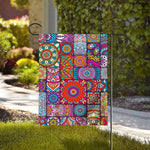 Square Bohemian Mandala Patchwork Print House Flag