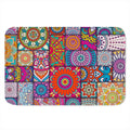 Square Bohemian Mandala Patchwork Print Indoor Door Mat