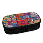 Square Bohemian Mandala Patchwork Print Insulin Cooler Travel Case