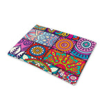 Square Bohemian Mandala Patchwork Print Pet Cooling Mat Cover