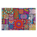 Square Bohemian Mandala Patchwork Print Placemat